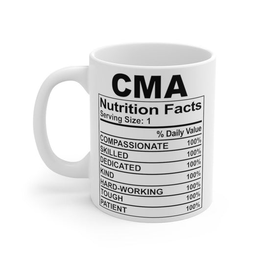 Williamsmugstore Nurse Nutrsing School Gift For Nritional Facts Label Funny