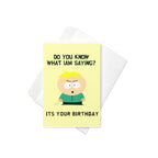 Williamsmugstore QUANTITY butters greeting card ,birthday card ,southpark birthday card southpark |