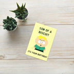 Williamsmugstore QUANTITY butters greeting card ,southpark birthday  A6 Card