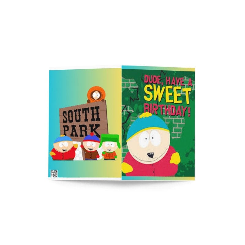 Williamsmugstore QUANTITY eric cartman  greeting card ,southpark birthday card southpark , A6 Card