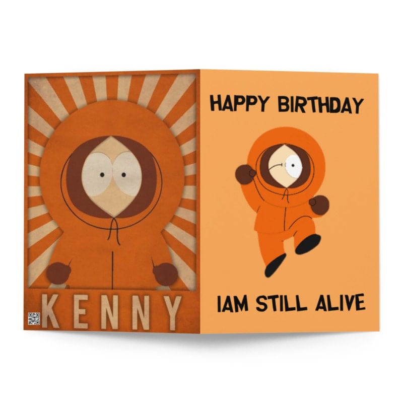 Williamsmugstore QUANTITY kenny mccormick greeting card  ,southpark birthday card ,