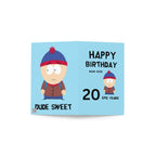 Williamsmugstore QUANTITY stan marsh  greeting card ,southpark birthday card