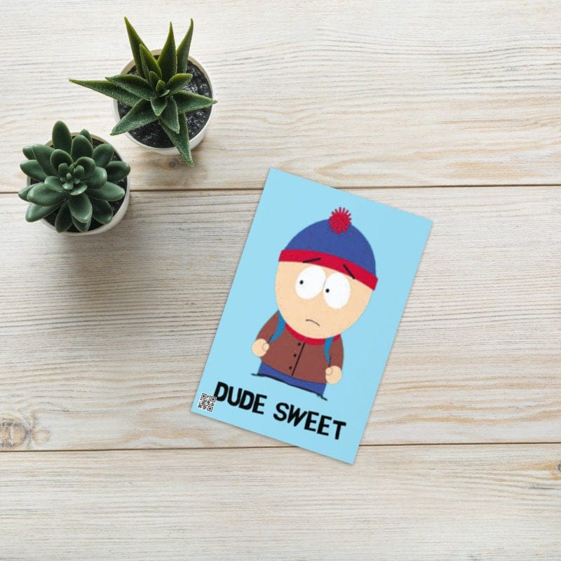Williamsmugstore QUANTITY stan marsh  greeting card ,southpark birthday card