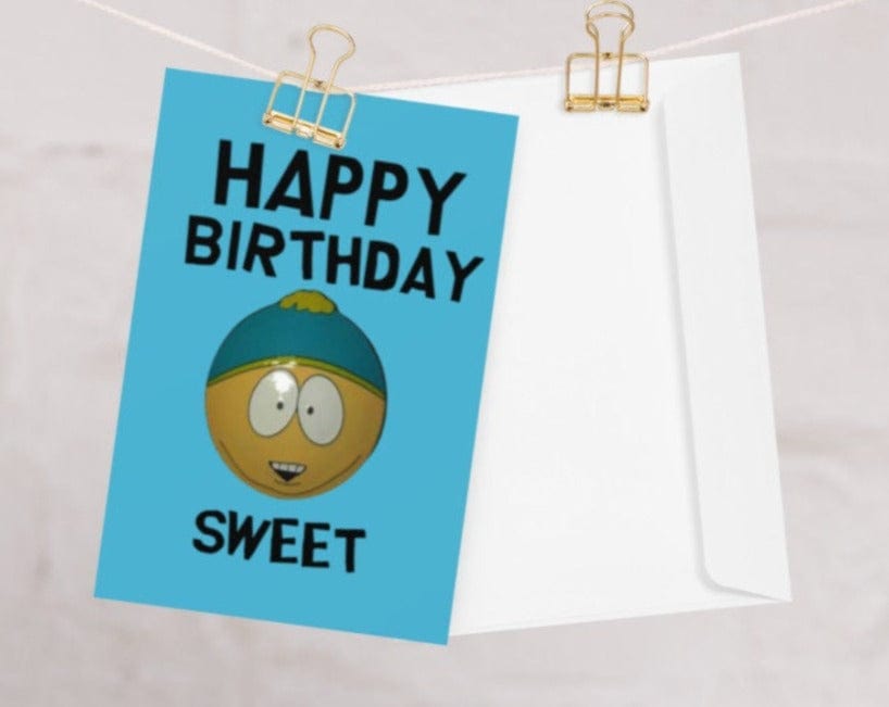 Williamsmugstore QUANTITY stan marsh greeting card ,southpark birthday card