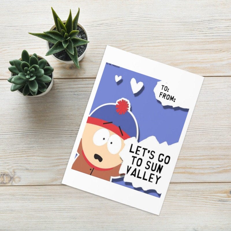 Williamsmugstore QUANTITY Stan marsh  greeting card,southpark birthday card