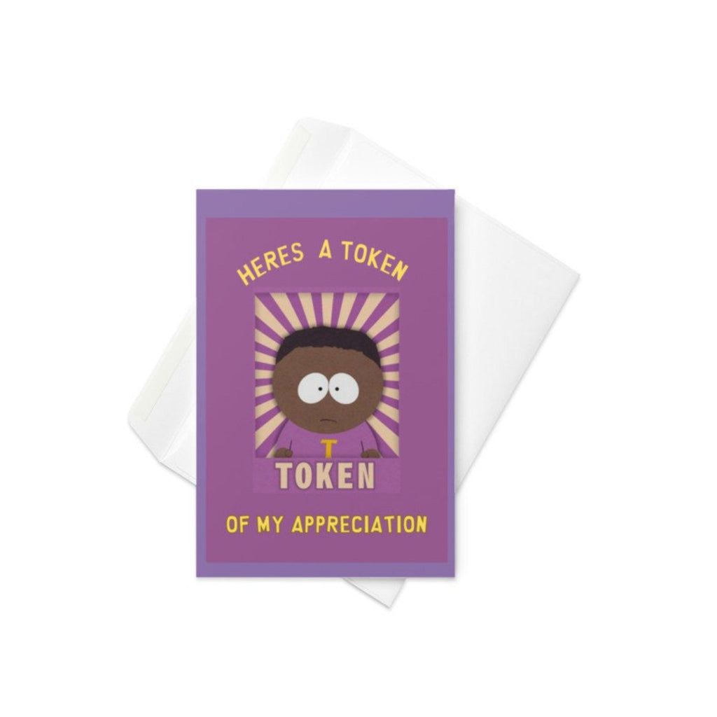 Williamsmugstore QUANTITY Token greeting card ,a token of my appreciation birthday card,birthday card