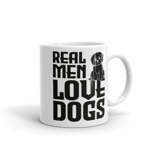 Williamsmugstore really men love dogs  , ceramic  dog mug, gift idea for dog lovers, handmade dog mug ,i like dogs more than people