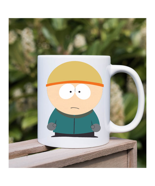 Williamsmugstore southpark butters ,handmade southpark mug,southpark gifts,butters mug,90s coffee mug,ceramic mug gifts
