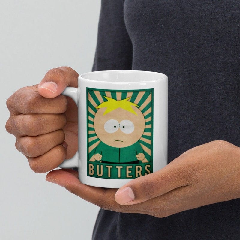 Williamsmugstore southpark butters mug ,90s cartoon ceramic mug gifts