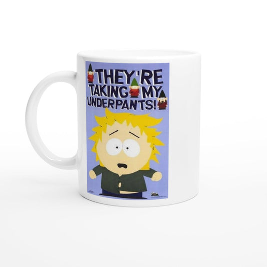 Williamsmugstore Southpark butters they taking my underpants respect my authoriath,handmade southpark mug,southpark gifts,cartman mug,90s cartoon