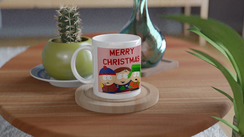 Williamsmugstore southpark christmas ,ceramic southpark mug