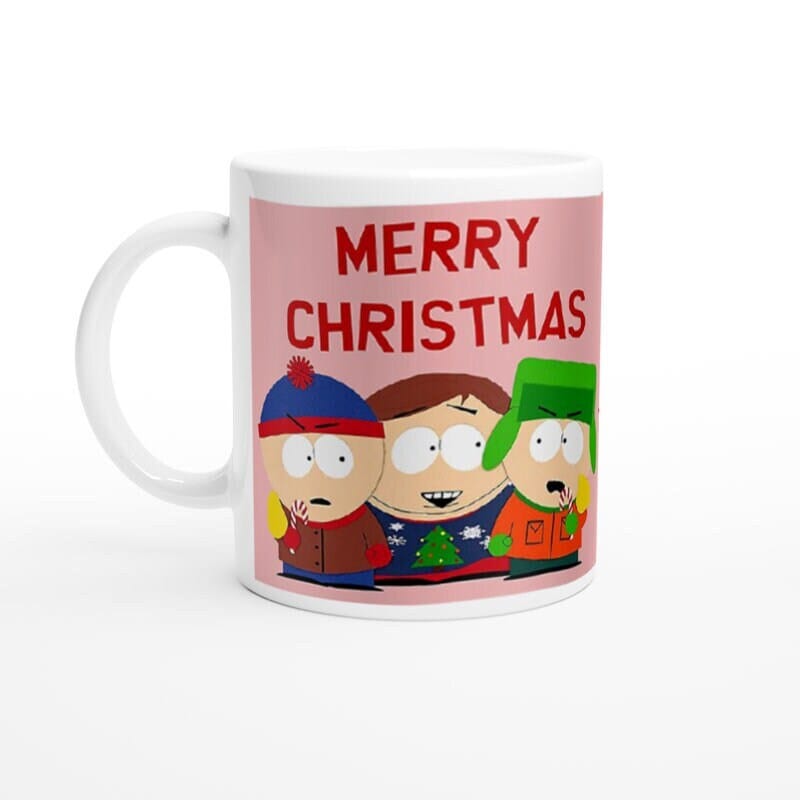 Williamsmugstore southpark christmas ,ceramic southpark mug