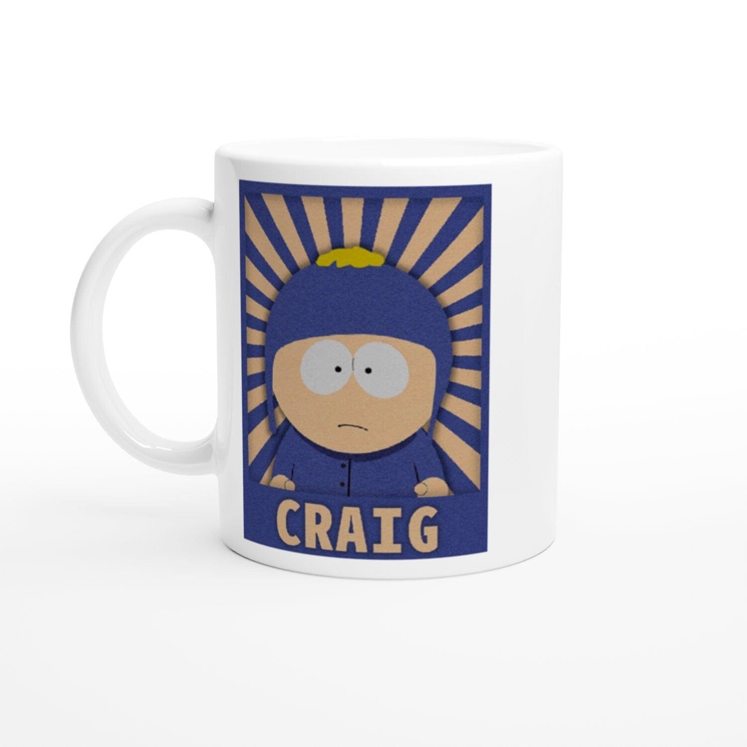 Williamsmugstore Southpark craig tucker -southpark gifts,handmade southpark mug,southpark gifts