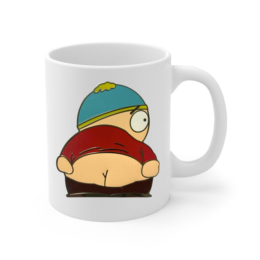 Williamsmugstore southpark eric cartman pulling a moonie ,,handmade southpark mug,southpark gifts,cartman mug,90s cartoon mug,coffee mug gifts