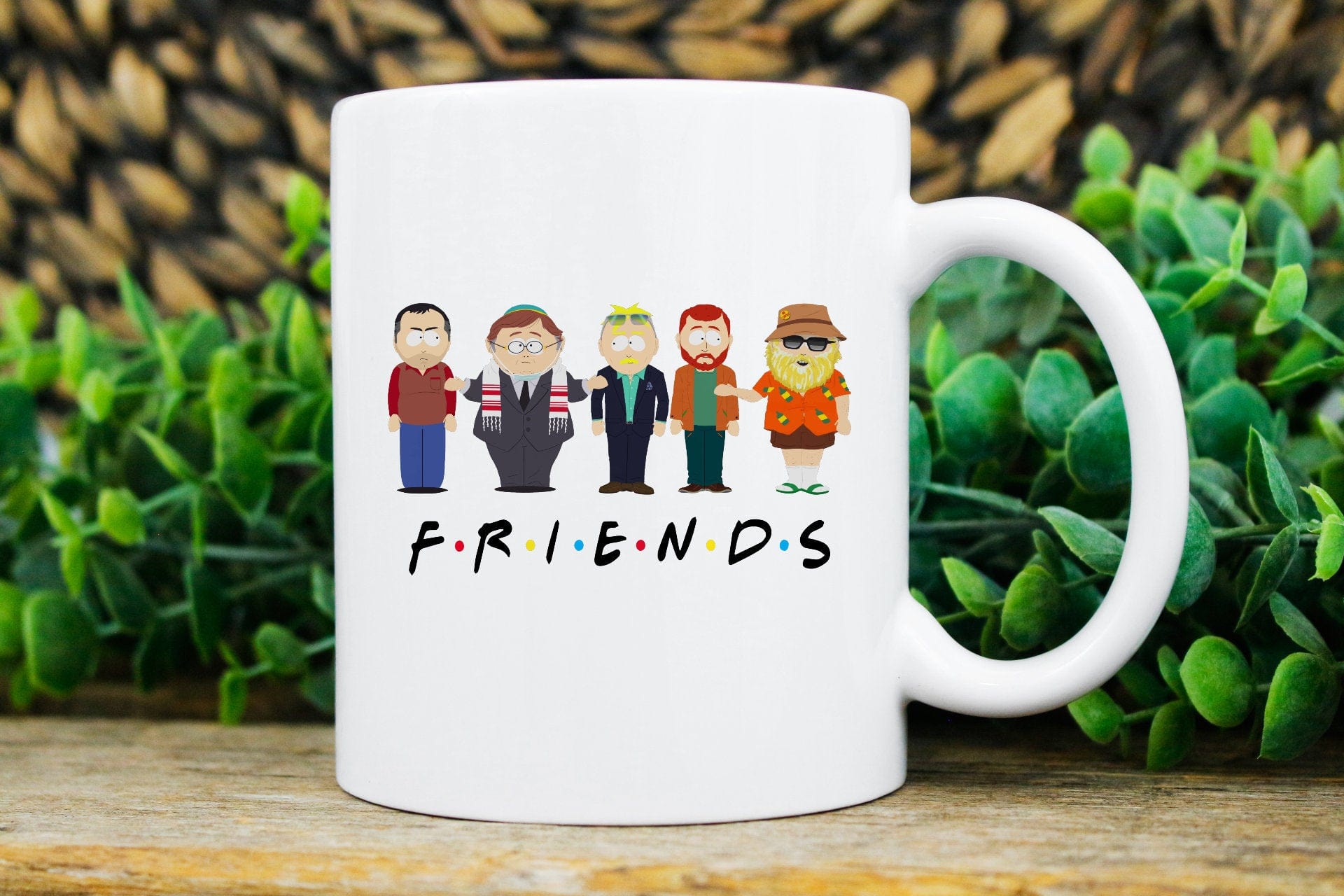 Williamsmugstore southpark friends united mug ,southpark gifts,90s cartoon mug,