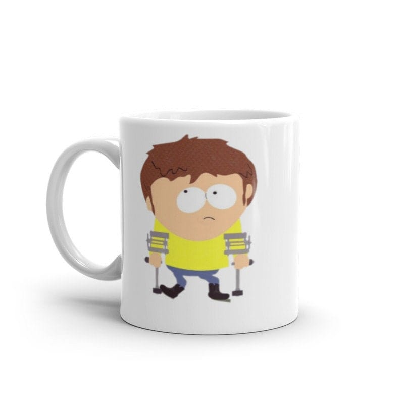 Williamsmugstore southpark jimmy ,handmade mug ,90s mug ,aminated cartoon series ,southpark gifts,cartman mug,90s coffee mug,ceramic coffee mug