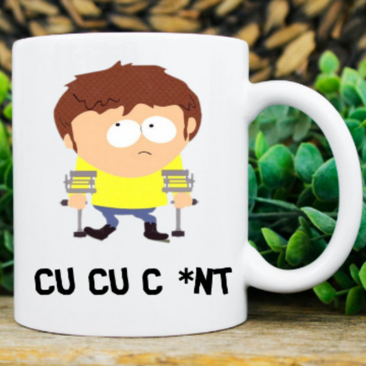 Williamsmugstore southpark jimmy ,handmade mug ,southpark cup,90s mug ,aminated cartoon series ,southpark gifts,cartman mug,90s coffee  mug,southpark cup