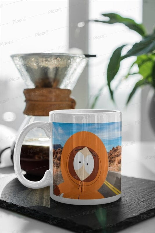 Williamsmugstore southpark kenny Mccormick  mug ,90s cartoon,kenny southpark gift,southpark kenny