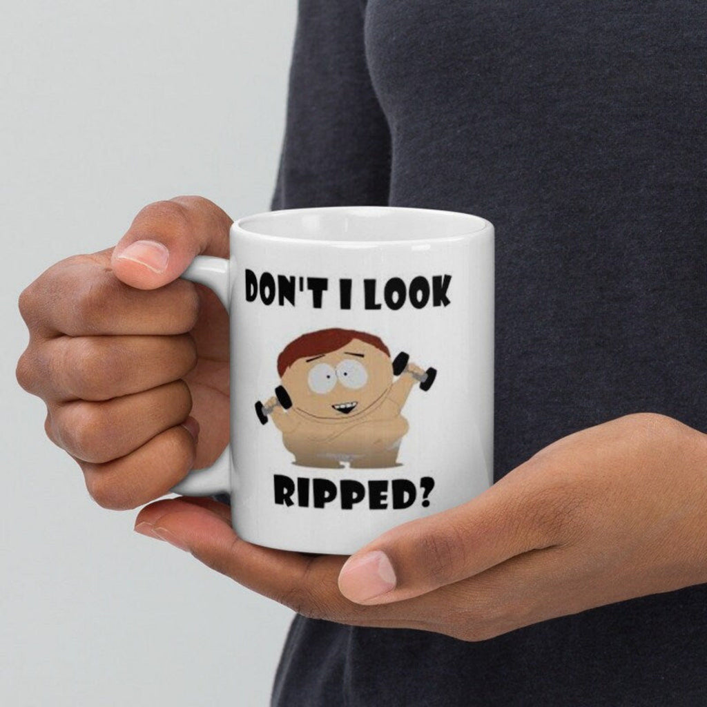Williamsmugstore SOUTHPARK MUG dont i looked ripped mug ,southpark