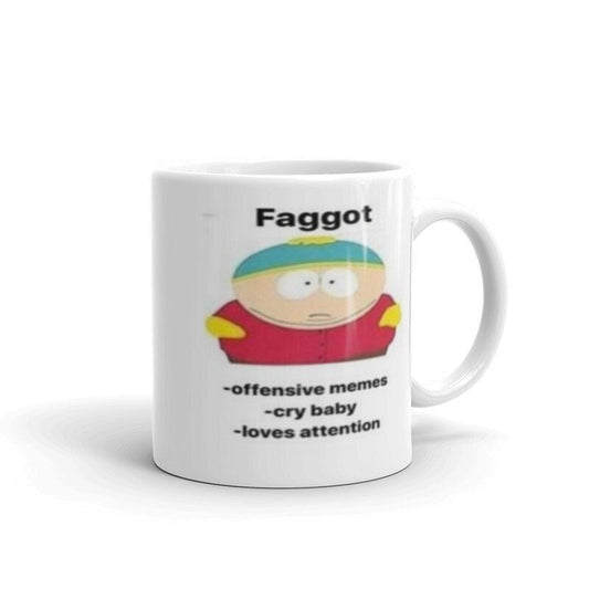 Williamsmugstore SOUTHPARK MUG eric cartman  ,handmade southpark mug, gifts,cartman mug