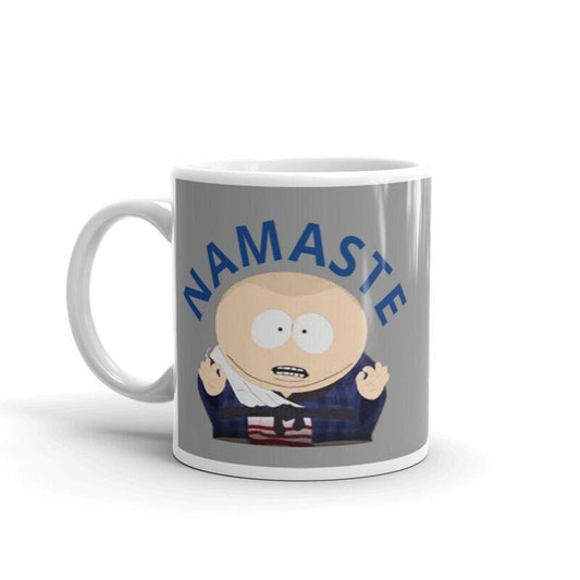 Williamsmugstore SOUTHPARK MUG eric cartman in karate suit namaste,southpark mug