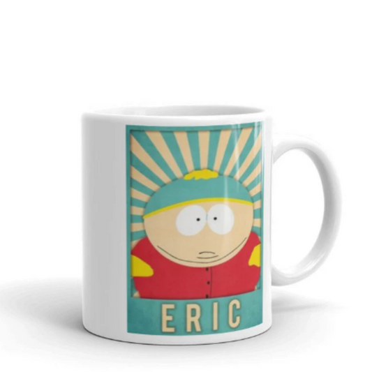 Williamsmugstore SOUTHPARK MUG eric cartman  name card  - southpark mug