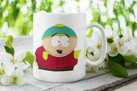 Williamsmugstore southpark mug,eric cartman pointing  ,southpark gifts,cartman mug,90s animated cartoon mug