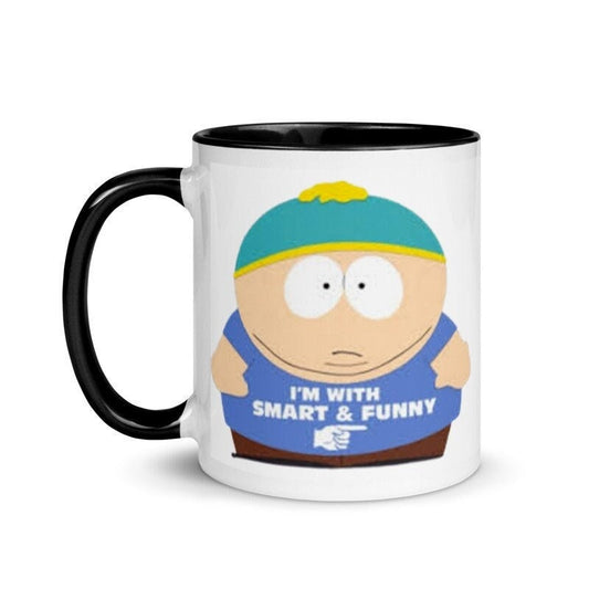 Williamsmugstore SOUTHPARK MUGS 11oz mug 18.99 eric cartman Iam with smart and funny ,southpark