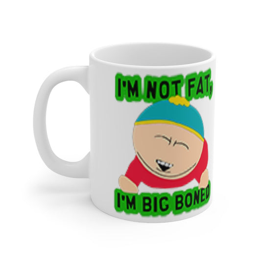 Williamsmugstore SOUTHPARK MUGS eric cartman -iam not fat , iam big boned