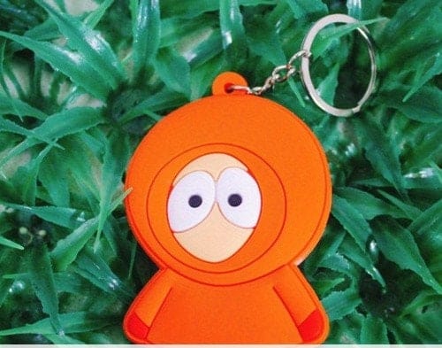 Williamsmugstore southpark plush keyrings , 4  piece  keyrings  sets of  southpark characters,backpack keyring charm,southpark characters