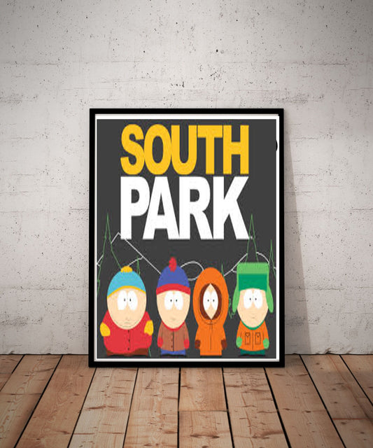 Williamsmugstore southpark poster  wall art, southpark characters  wall art,