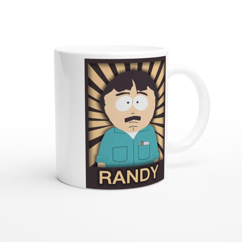 Williamsmugstore southpark randy marsh  ,handmade southpark mug