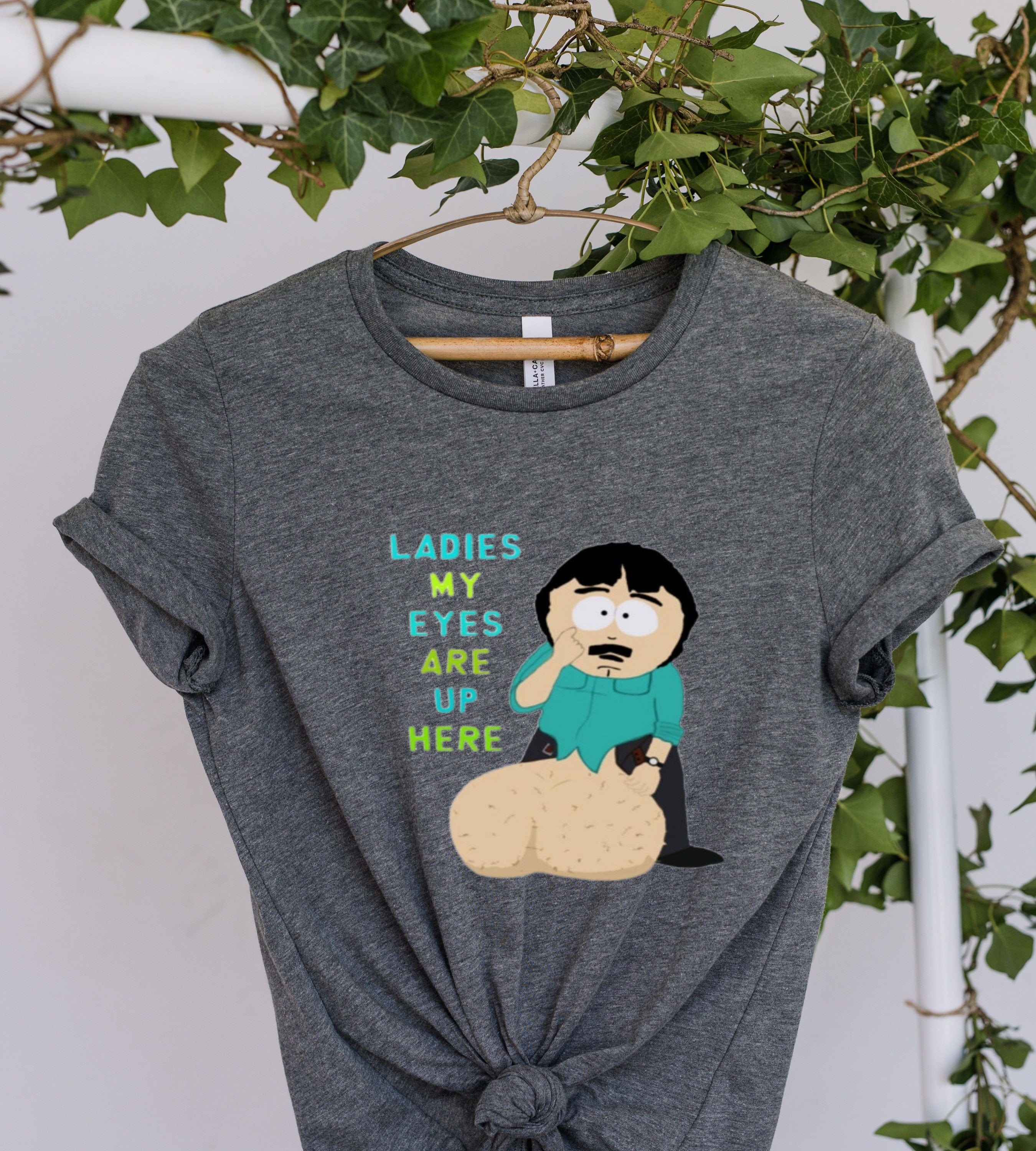 Williamsmugstore southpark randy marsh sweatshirt  my eyes are up here ,90s animated cartoon ,southpark sweatshirt ,soutpark gift