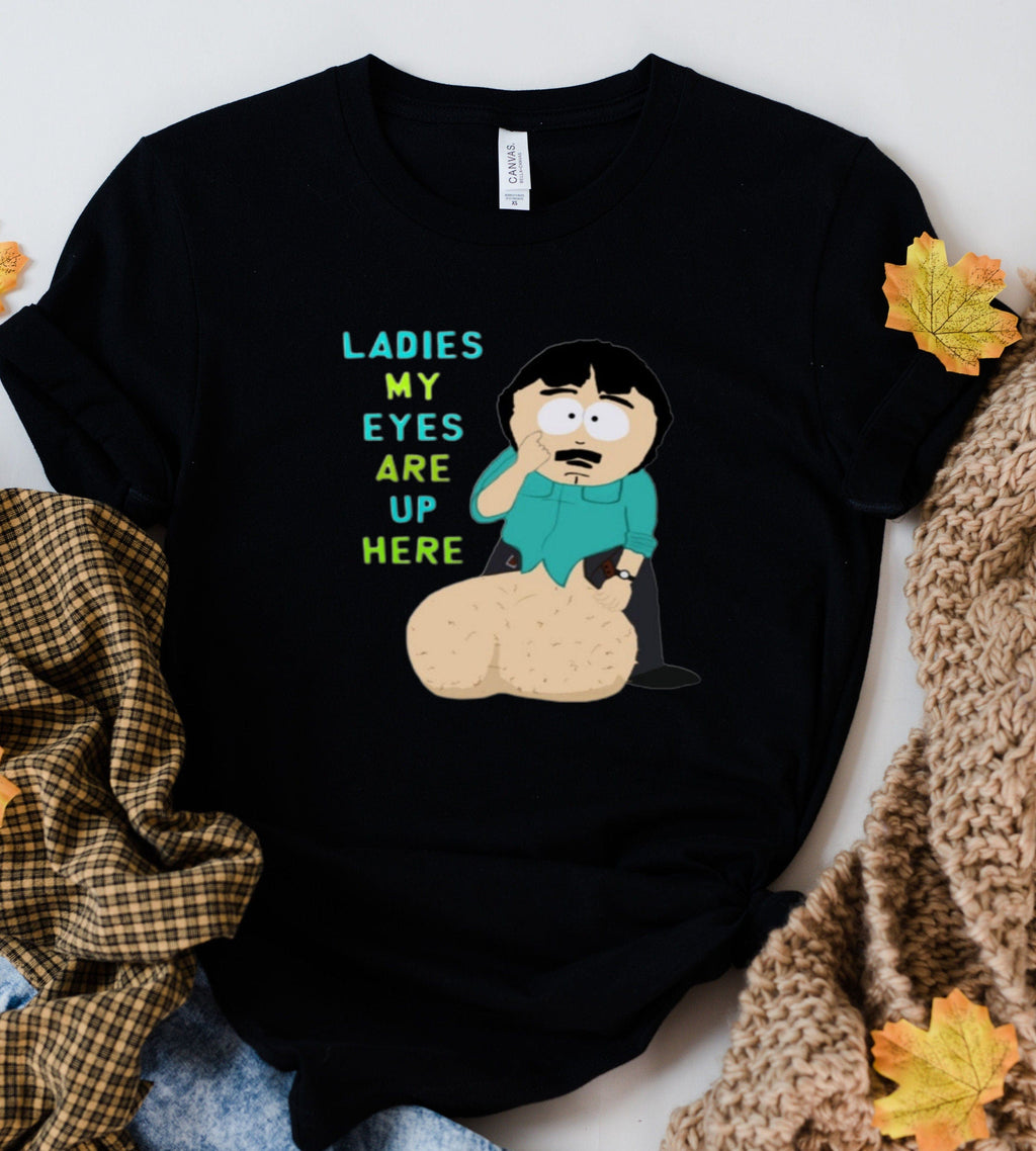 Williamsmugstore southpark randy marsh sweatshirt  my eyes are up here ,90s animated cartoon ,southpark sweatshirt ,soutpark gift