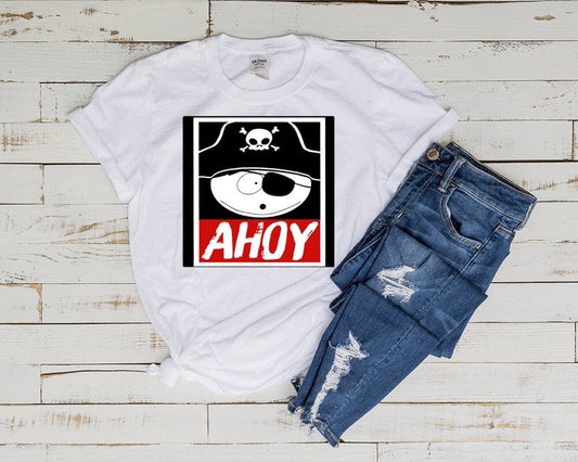 Williamsmugstore southpark shirt eric cartman ahoy t shirt , southpark t shirt