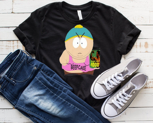 Williamsmugstore southpark shirt eric cartman - beefcake 2000 , southpark t shirt ,