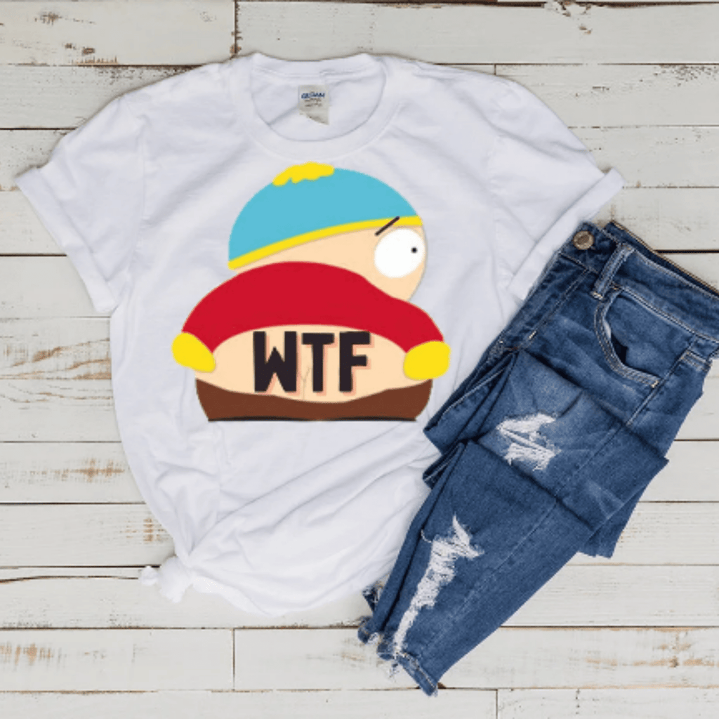 Williamsmugstore southpark shirt eric cartman pulling A moonie t shirt