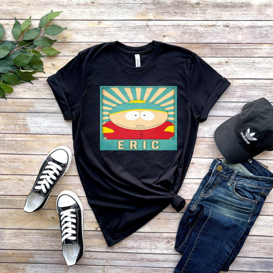Williamsmugstore southpark shirt southpark  eric cartman name card t shirt   ,southpark t shirt ,90s cartoon t shirt
