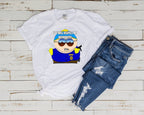 Williamsmugstore southpark shirt southpark eric cop you will respect my authoritah shirt