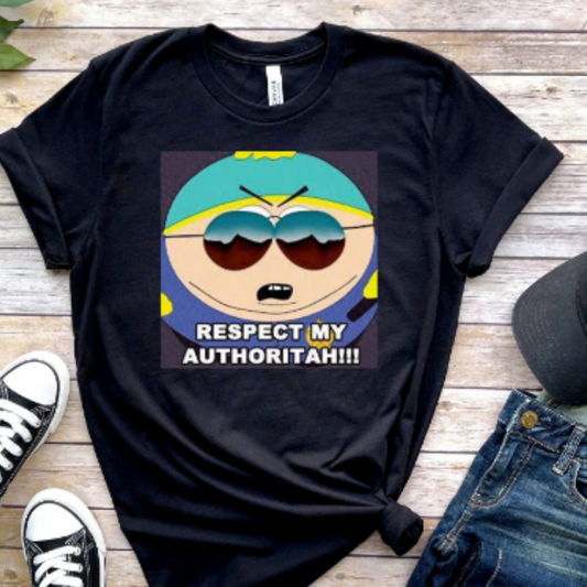 Williamsmugstore southpark shirts eric cartman respect my authority - southpark tshirt