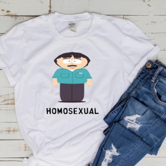 Williamsmugstore southpark shirts size / White southpark randy marsh homosexual , southpark t shirt