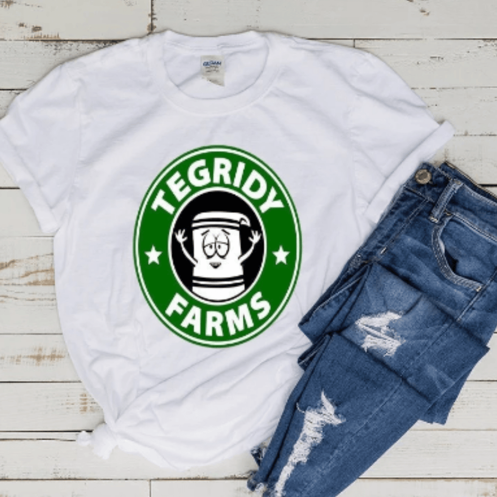 Williamsmugstore southpark shirts southpark - tegridy farms  shirt