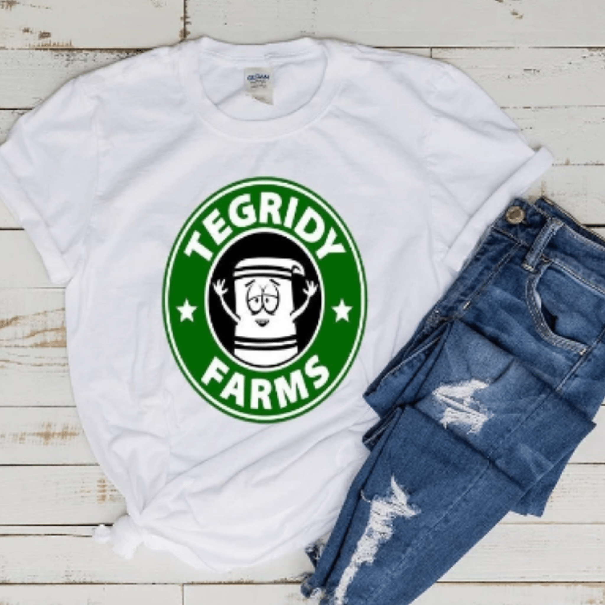 Williamsmugstore southpark shirts southpark - tegridy farms  shirt