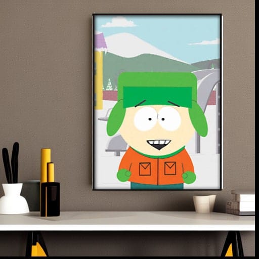 Southpark Wall Art Poster| kyle Southpark poster | Williamsmugstore