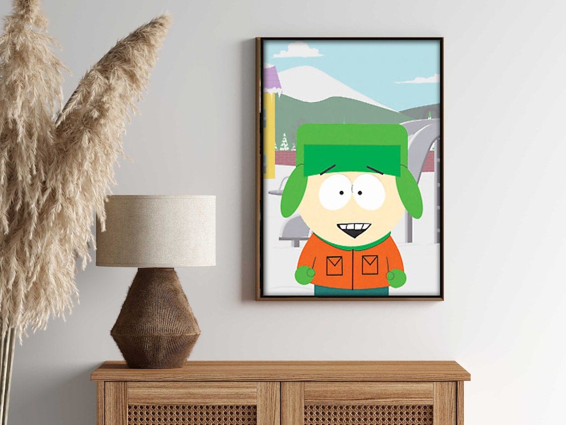 Southpark Wall Art Poster| kyle Southpark poster | Williamsmugstore