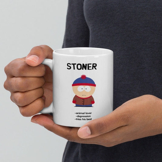 Williamsmugstore southpark stan marsh name meme,stoner   -southpark gifts,handmade southpark mug,southpark cup ,90s cartoon mug