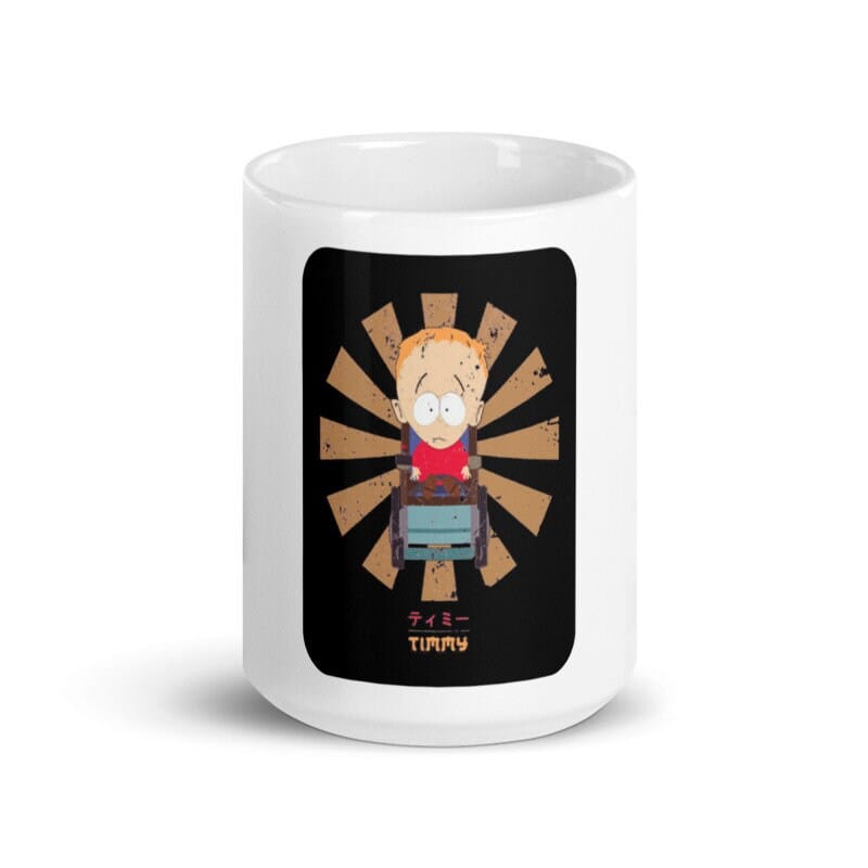 Williamsmugstore southpark timmy in retro  style ,southpark ceramic mug