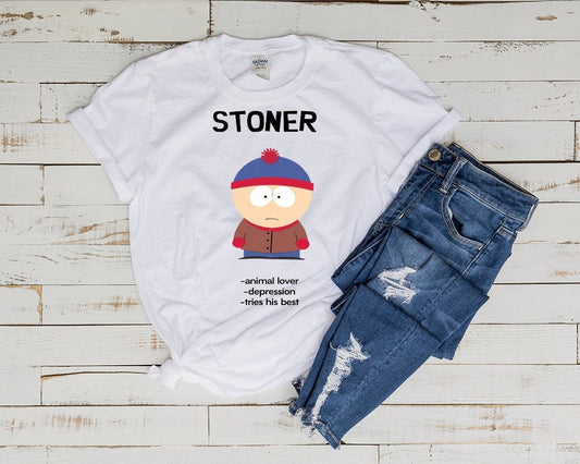 Williamsmugstore stan marsh  stoner name meme  , southpark t shirt , animated cartoon,90s t shirt ,gift for fans of southpark