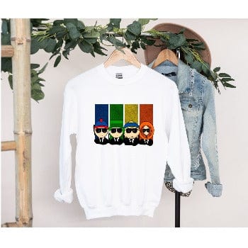 Williamsmugstore Sweatshirt, white / s reserviour  southpark sweatshirt, 90s animated cartoon sweatshirt